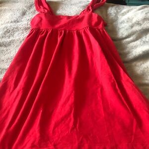 Moda International Red Cotton Blend Top